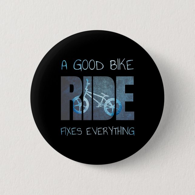 BMX- und Fahrradfahren Button (Vorderseite)