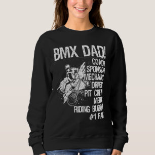 BMX Vater Coach Sponsor Mechansor Driver Sweatshirt