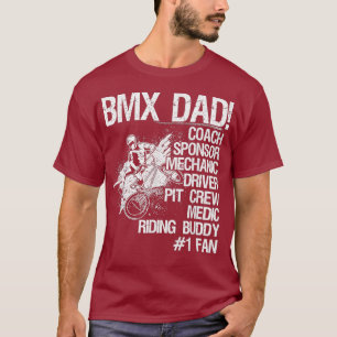 BMX Vater Coach Sponsor Mechansor Driver T-Shirt