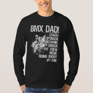BMX Vater Coach Sponsor Mechansor Driver T-Shirt