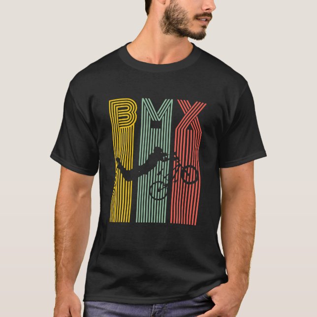 BMX Vintag Bike Racing Stunt T-Shirt (Vorderseite)