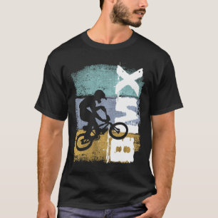 BMX Vintage Retro BMX-Fahrer T-Shirt