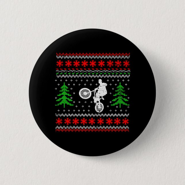 BMX Weihnachten Button (Vorderseite)