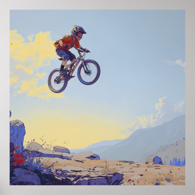 BMXer - BMX Rider Design Poster (Vorne)