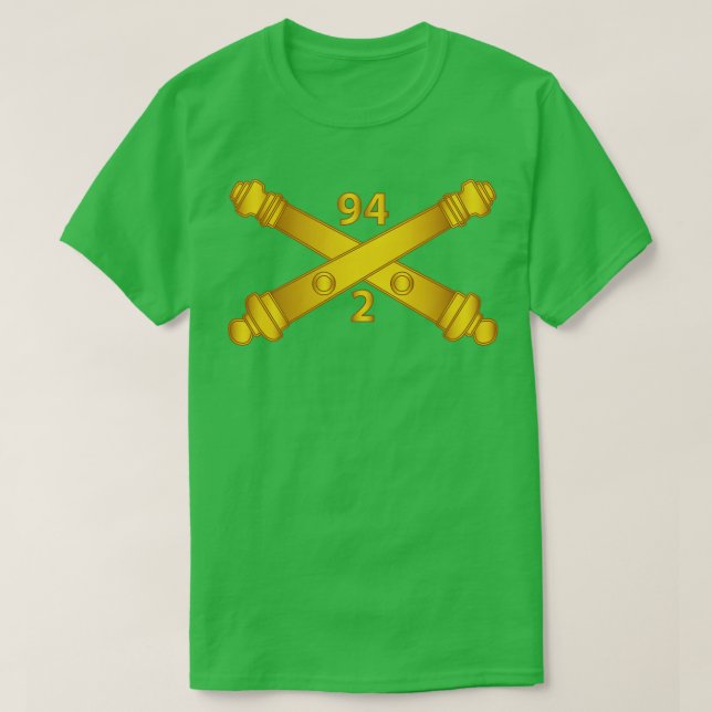 Bn 94. Field Artillery Regiment Künstlerisch Br wo T-Shirt (Design vorne)