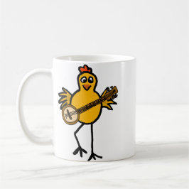 BN Huhn, welches die Banjo-Tasse spielt Kaffeetasse