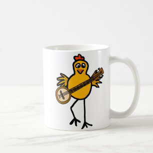 BN Huhn, welches die Banjo-Tasse spielt Kaffeetasse
