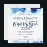 B'NAI MITZVAH INVITE handbuchstabiert blaues Aquar Einladung<br><div class="desc">von kat massard >>> kat@simplysweetPAPERIE.com << Ein super cooles und modernes Einladungs-Design für Ihre Kinder's B'NAI MITZVAH TIP :: 1. Um Grafiken und Schriftart zu ändern/zu verschieben und mehr Text hinzuzufügen, klicken Sie auf den Button "Anpassen". - - - - - - - - - - - - - -...</div>