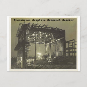 bnlreaktor3, Brookhaven Graphit-Forschungsreaktor Postkarte