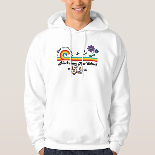 BNS Celebrates 50. Basic Hoodie Sweatshirt (Vorderseite)