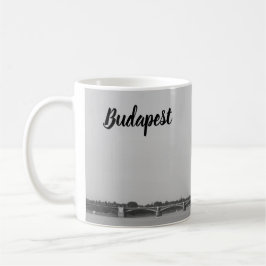 BnW Parlament Budapest und Donau Kaffeetasse
