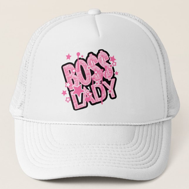 BO$$ Dame Hat Truckerkappe (Vorderseite)