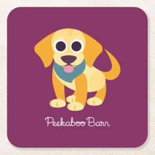 BO der Hund Rechteckiger Pappuntersetzer