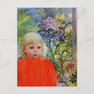 Bo in Pink Peonies Postkarte
