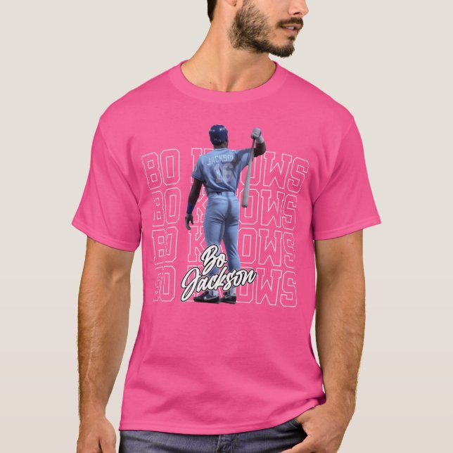 Bo Jackson 16 Baseballs T-Shirt (Vorderseite)
