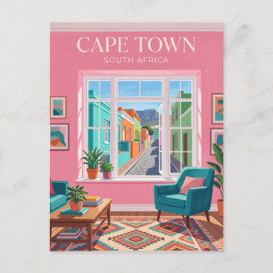 Bo-Kaap Innenraum Südafrika Postkarte