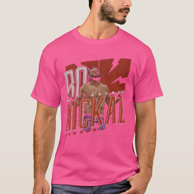 Bo Nickal Shrug T-Shirt (Vorderseite)