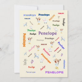 BO PEEP KINDERZIMMER RHYME Word Cloud Name Collage Einladung