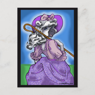 Bo Peep Postcard Postkarte
