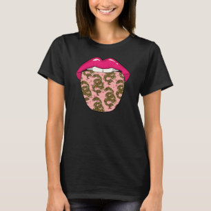 Boa Constrictor Lips Herpetologe Reptile Serpy T-Shirt