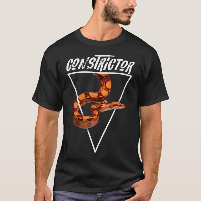 Boa Constriktor Geometric T-Shirt (Vorderseite)