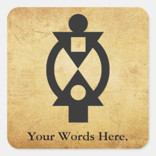 BOA ICH Na ICH MMO   Zusammenarbeit Quadratischer Aufkleber