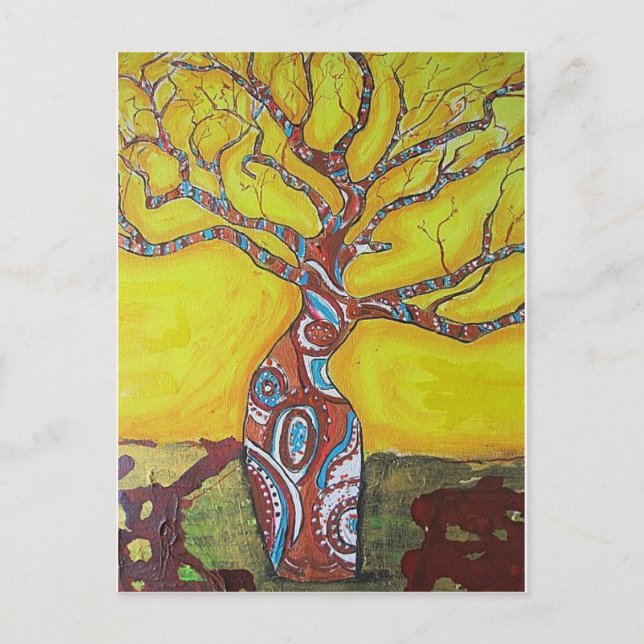 Boab tree Bright Postkarte (Vorderseite)