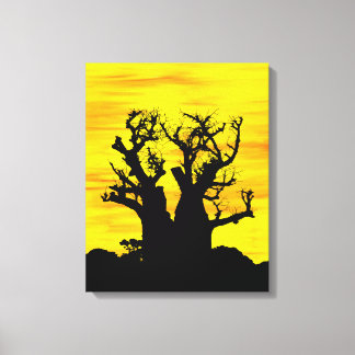 Boab Tree in Oils Leinwanddruck