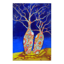 Boab Trees in der Nacht