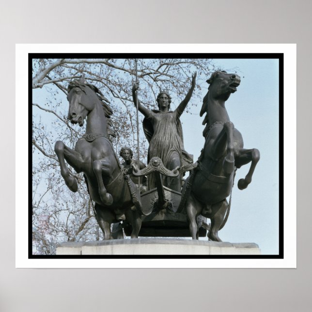 Boadicea, 1850er (Bronze) (siehe auch 33580) Poster (Vorne)