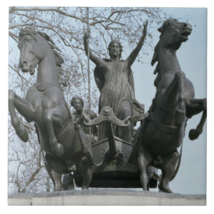 Boadicea, 1850s (Bronze) (sehen Sie auch 33580) Fliese
