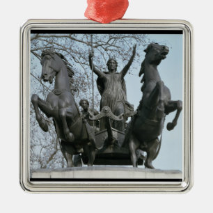 Boadicea, 1850s (Bronze) (sehen Sie auch 33580) Silbernes Ornament