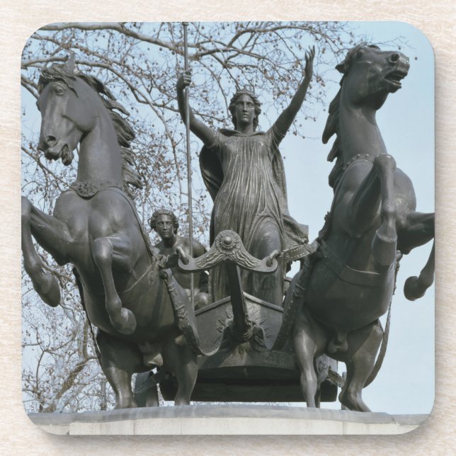 Boadicea, 1850s (Bronze) (sehen Sie auch 33580) Untersetzer (Vorderseite)