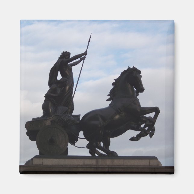 Boadicea Statue Magnet (Vorne)