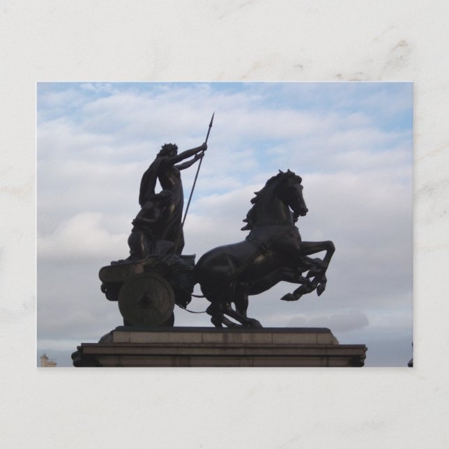 Boadicea Statue Postcard Postkarte (Vorderseite)