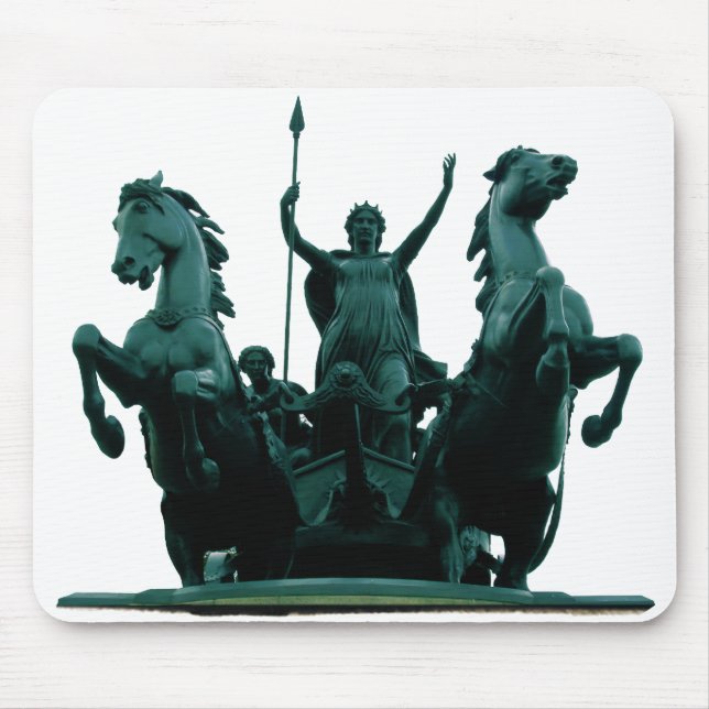 Boadicea Statue-Westminster Bridge-London Mousepad (Vorne)