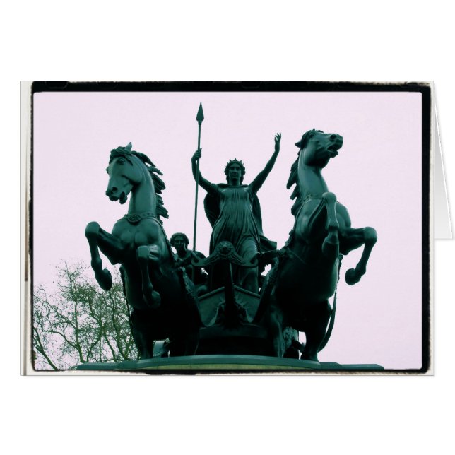 Boadicea Statue - Westminster-Brücke - (Vorderseite (Horizontal))