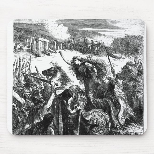 Boadicea, welches das Iceni gegen die Römer Mousepad (Vorne)