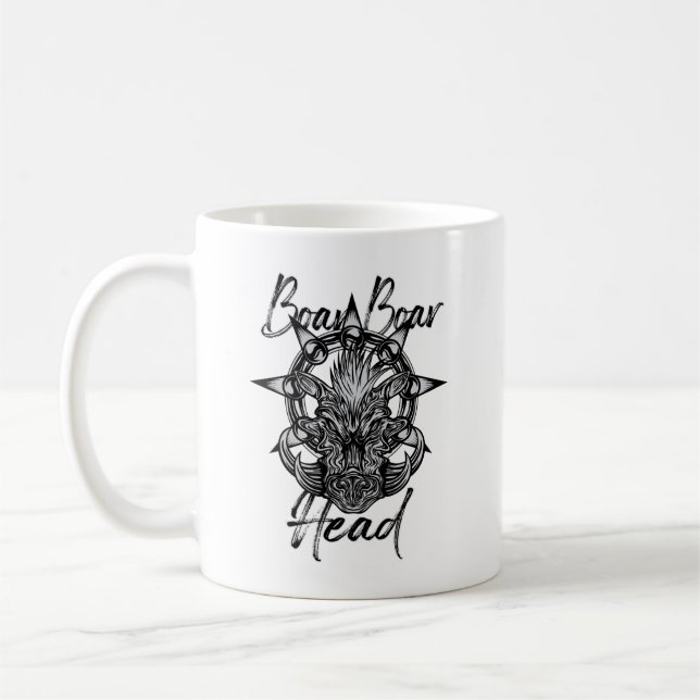 Boar Boar Head Kaffeetasse (Links)