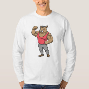 Boar Bodybuilder Bodybuilding Muskeln T-Shirt