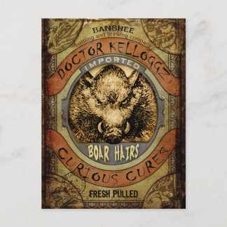 Boar Hairs Postkarte