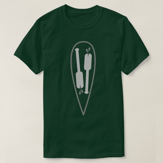 Board and Oars Vertical T-Shirt (Design vorne)