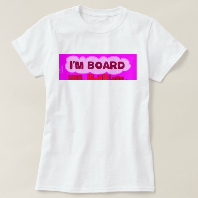 Board Bee Art Print T-Shirt (Design vorne)