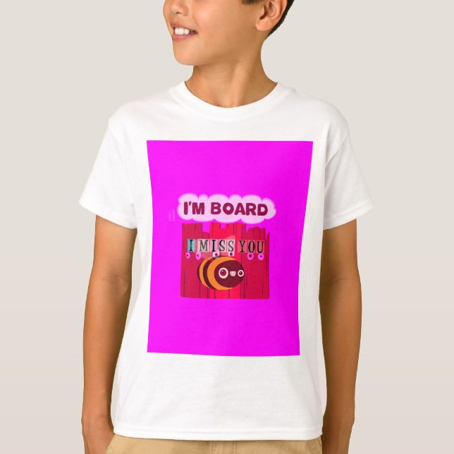Board Bee Art Print T-Shirt (Vorderseite)
