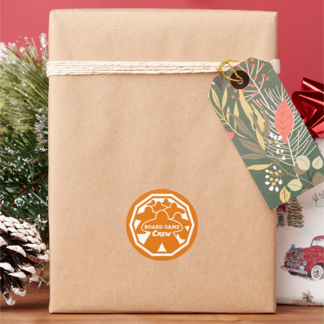 Board Game Crew White Frame Stickers (Feiertag)