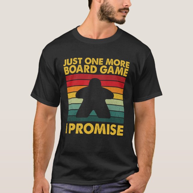 Board Game For Men Women Board Gamer Meeple T-Shirt (Vorderseite)