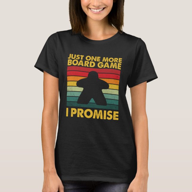 Board Game For Men Women Board Gamer Meeple T-Shirt (Vorderseite)