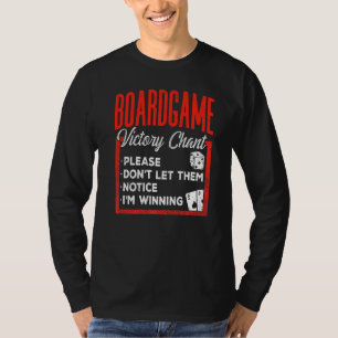 Board Game Victory Chant Role Play Rpg T-Shirt
