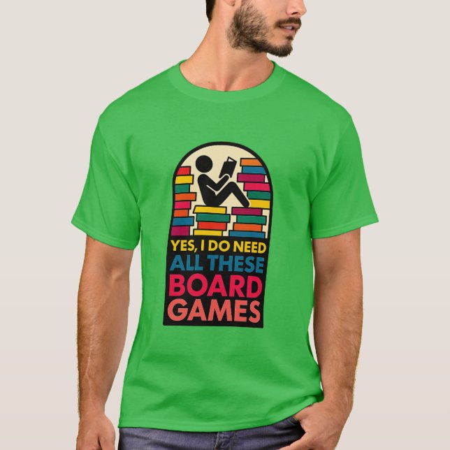 Board Gamer T-Shirt (Vorderseite)