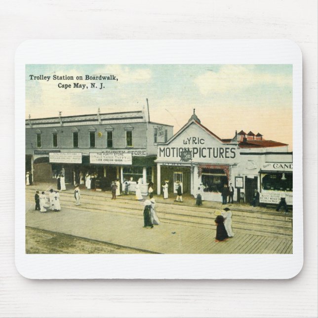 Board Walk, Cape May, New Jersey Vintag Mousepad (Vorne)